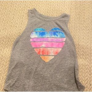 Chaser Grey Heart Tank